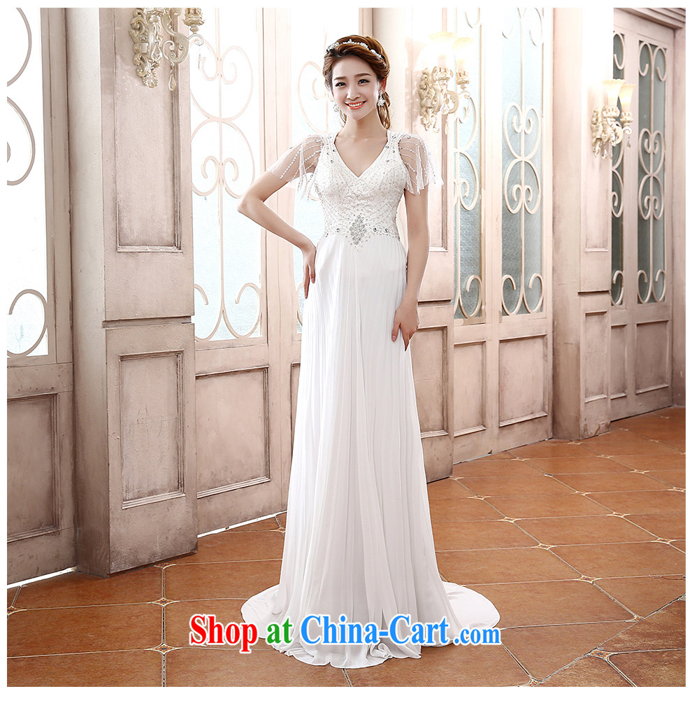 The beautiful yarn 2015 New Field shoulder-su graphics thin shoulders with beauty dresses sexy back exposed V collar bridal dresses wedding factory direct pictures, price, brand platters! Elections are good character, the national distribution, so why buy now enjoy more preferential! Health