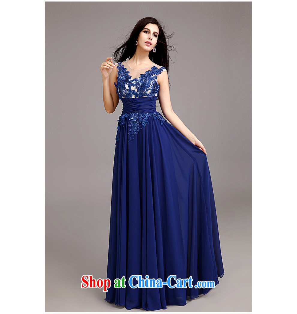 The beautiful yarn a shoulder with 2015 dress new sexy shoulders back exposed warranty silhouette floor royal blue wedding dresses Factory Original direct, pictures, price, brand platters! Elections are good character, the national distribution, so why buy now enjoy more preferential! Health