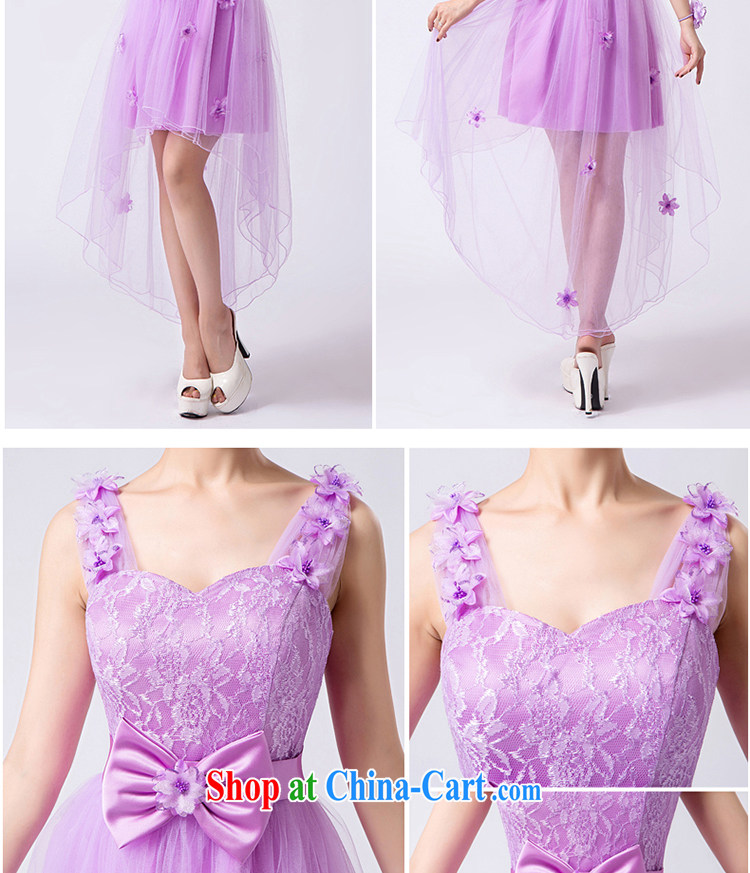 White first to approximately 2015 new purple bridesmaid dress short, bride's sister's wedding dress bridesmaid serving small dress female Red G short XL pictures, price, brand platters! Elections are good character, the national distribution, so why buy now enjoy more preferential! Health