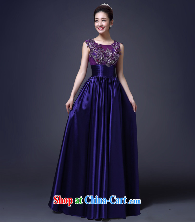 Martin Taylor 2015 bridal toast dress female Korean fashion bridesmaid wedding wedding lace large, long dresses, long skirts purple XL pictures, price, brand platters! Elections are good character, the national distribution, so why buy now enjoy more preferential! Health