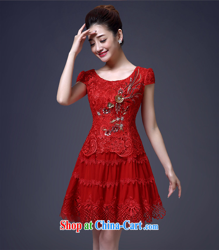 Martin Taylor 2015 short service toast spring and summer Korean fashion lace beauty graphics thin style wedding dresses Red Small dress red XL pictures, price, brand platters! Elections are good character, the national distribution, so why buy now enjoy more preferential! Health