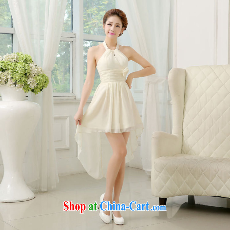 There's a bridesmaid sisters serving in the new, smaller summer dress dress girl short bridesmaid dress bridal toast serving 52,612 champagne color XL 125 - 135 Jack pictures, price, brand platters! Elections are good character, the national distribution, so why buy now enjoy more preferential! Health