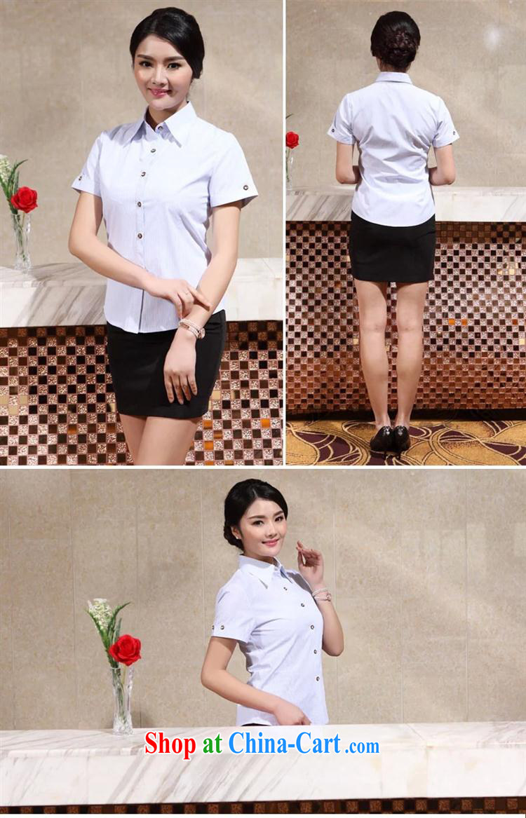 Black butterfly hotel attendants clothing summer female Restaurant Reception cashier clothing hotel manager foreman shirt purple striped XXL pictures, price, brand platters! Elections are good character, the national distribution, so why buy now enjoy more preferential! Health