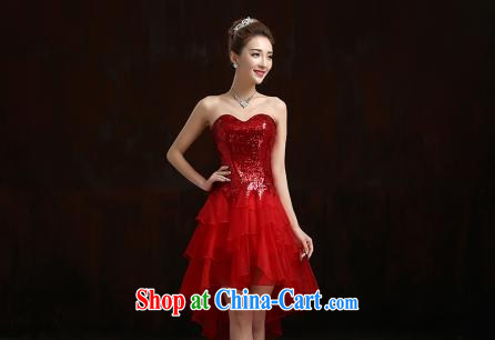 Serving toast bride summer 2015 red marriage graduated from the field shoulder evening dress short, small banquet dress graphics thin spring, this style dress red tailored contact Customer Service pictures, price, brand platters! Elections are good character, the national distribution, so why buy now enjoy more preferential! Health