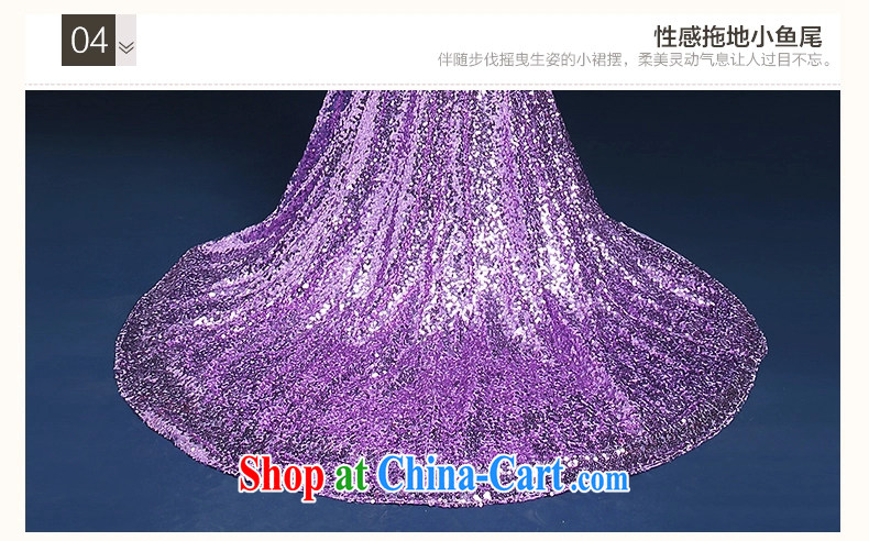 Snow Lotus wedding toast purple clothes, dress a shoulder embroidery bows dress manual stereo take tail gown New Beauty dress light purple L pictures, price, brand platters! Elections are good character, the national distribution, so why buy now enjoy more preferential! Health