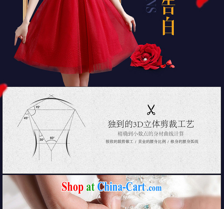 Honey, bride small red dress 2015 new summer marriages served toast dress V collar graphics thin Korean style fashion dress dark red XXL pictures, price, brand platters! Elections are good character, the national distribution, so why buy now enjoy more preferential! Health