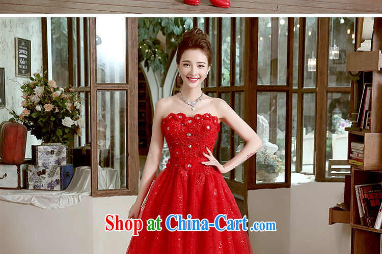 Honey, bride bridal dresses wedding toast service 2015 summer short erase chest Korean video thin betrothal dinner dress red L pictures, price, brand platters! Elections are good character, the national distribution, so why buy now enjoy more preferential! Health