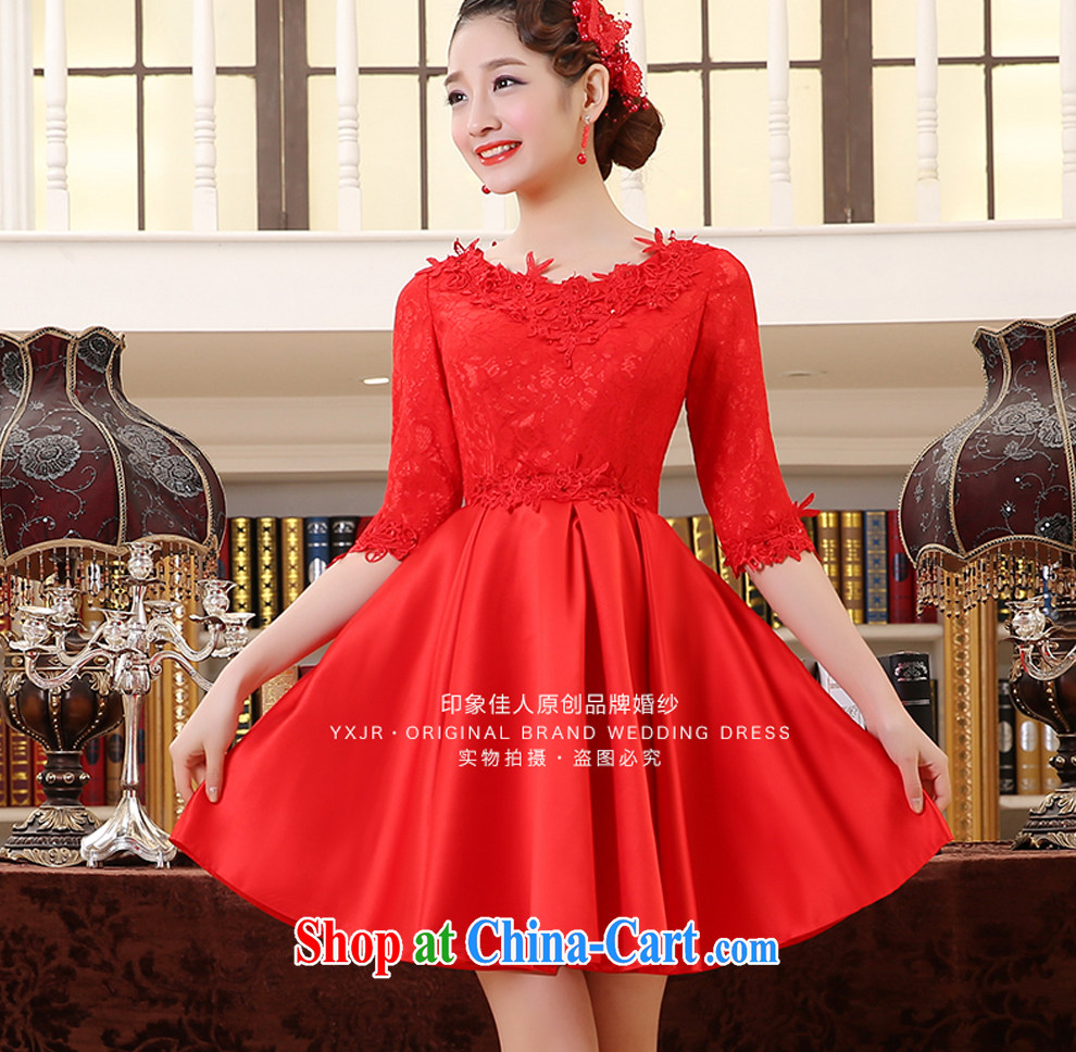 Leigh impression wedding dresses spring 2015 lace wedding dresses small short Evening Dress dress bridal toast clothing bridesmaid dress 1060 L XL pictures, price, brand platters! Elections are good character, the national distribution, so why buy now enjoy more preferential! Health