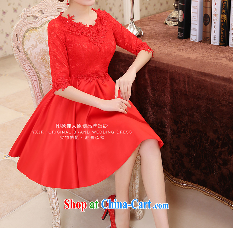 Leigh impression wedding dresses spring 2015 lace wedding dresses small short Evening Dress dress bridal toast clothing bridesmaid dress 1060 L XL pictures, price, brand platters! Elections are good character, the national distribution, so why buy now enjoy more preferential! Health