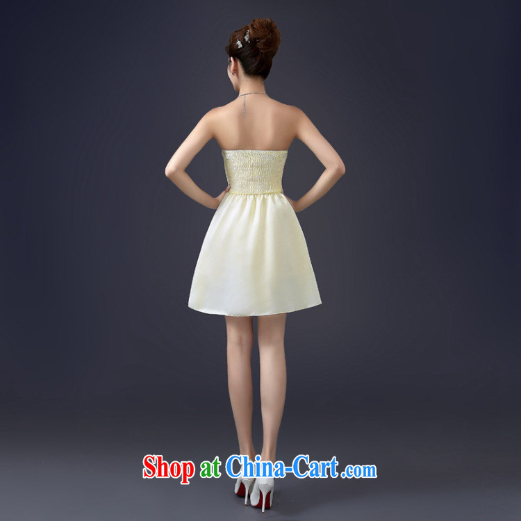 There's a wedding dresses new spring wipe chest bridal small dresses short dresses bridesmaid mission shaggy short skirt girls 5273 champagne are code pictures, price, brand platters! Elections are good character, the national distribution, so why buy now enjoy more preferential! Health