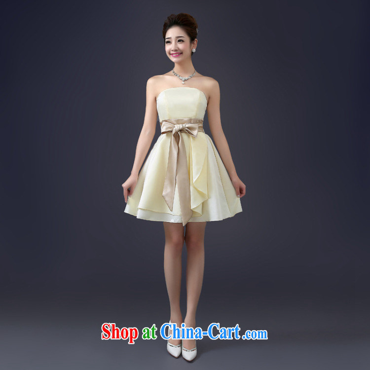 There's a wedding dresses new spring wipe chest bridal small dresses short dresses bridesmaid mission shaggy short skirt girls 5273 champagne are code pictures, price, brand platters! Elections are good character, the national distribution, so why buy now enjoy more preferential! Health