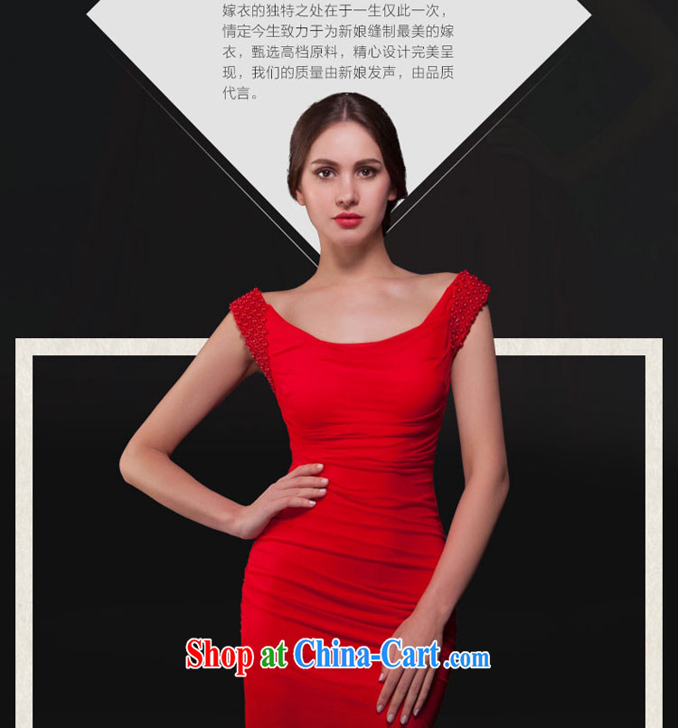 Love Life 2015 summer new bride bridesmaid beauty graphics thin nail Pearl at Merlion dress banquet moderator wedding dress uniform toast red XL pictures, price, brand platters! Elections are good character, the national distribution, so why buy now enjoy more preferential! Health