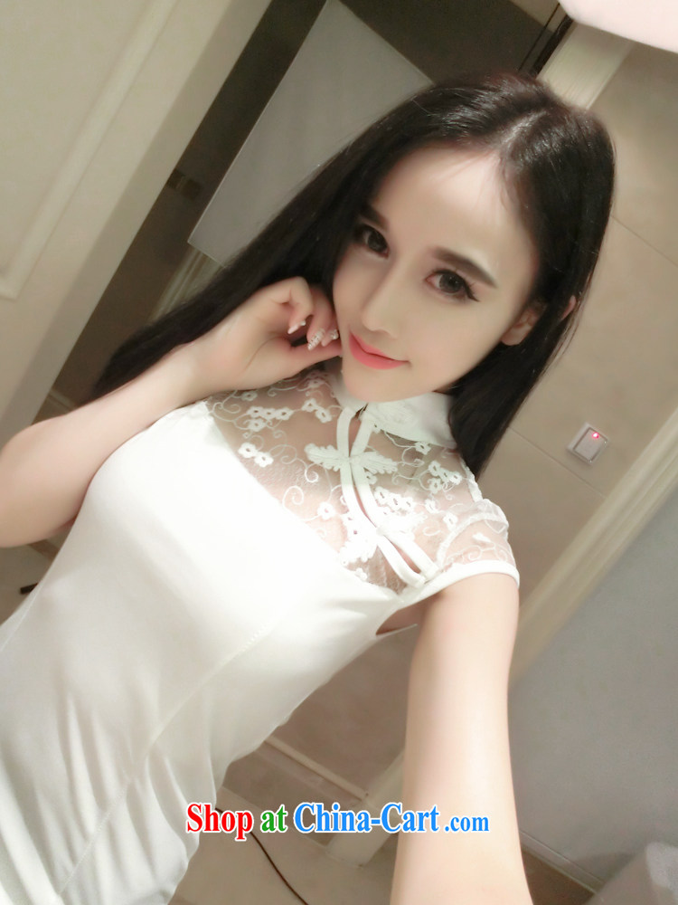 The Original Pin - WEEYIIN name yuan style sexy lace check take retro fashion the forklift truck cheongsam dress girls dress black L pictures, price, brand platters! Elections are good character, the national distribution, so why buy now enjoy more preferential! Health