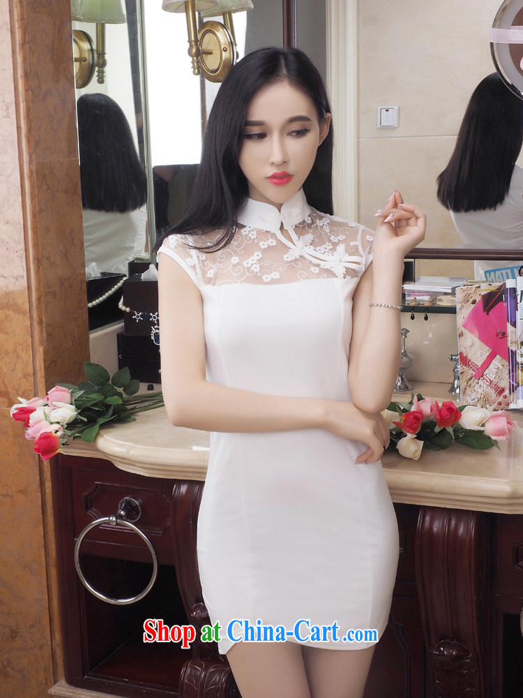 The Original Pin - WEEYIIN name yuan style sexy lace check take retro fashion the forklift truck cheongsam dress girls dress black L pictures, price, brand platters! Elections are good character, the national distribution, so why buy now enjoy more preferential! Health