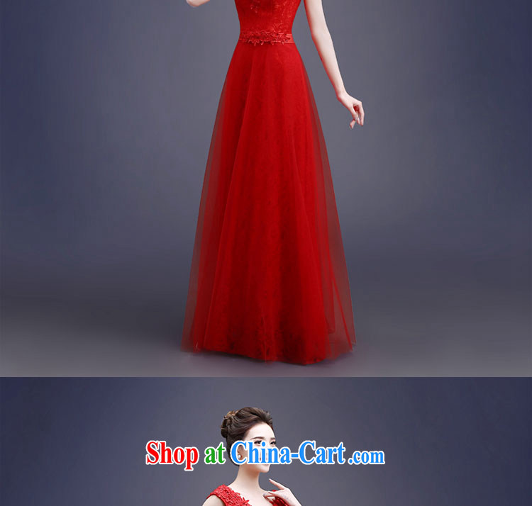 Kou Connie red bridal toast clothing Spring Summer 2015 New Long stylish double-shoulder lace strap graphics thin wedding dress female LF red XL pictures, price, brand platters! Elections are good character, the national distribution, so why buy now enjoy more preferential! Health