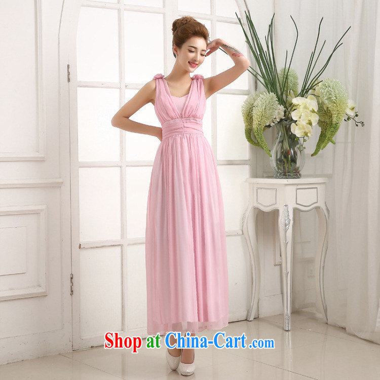 Still, 12,015 new dual-shoulder V collar dress bridal toast serving long bridesmaid clothing dresses summer 5281 pink are code pictures, price, brand platters! Elections are good character, the national distribution, so why buy now enjoy more preferential! Health