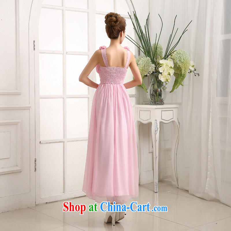 Still, 12,015 new dual-shoulder V for evening dress bridal toast serving long bridesmaid clothing dresses summer 5281 pink, code, there is a , , , shopping on the Internet
