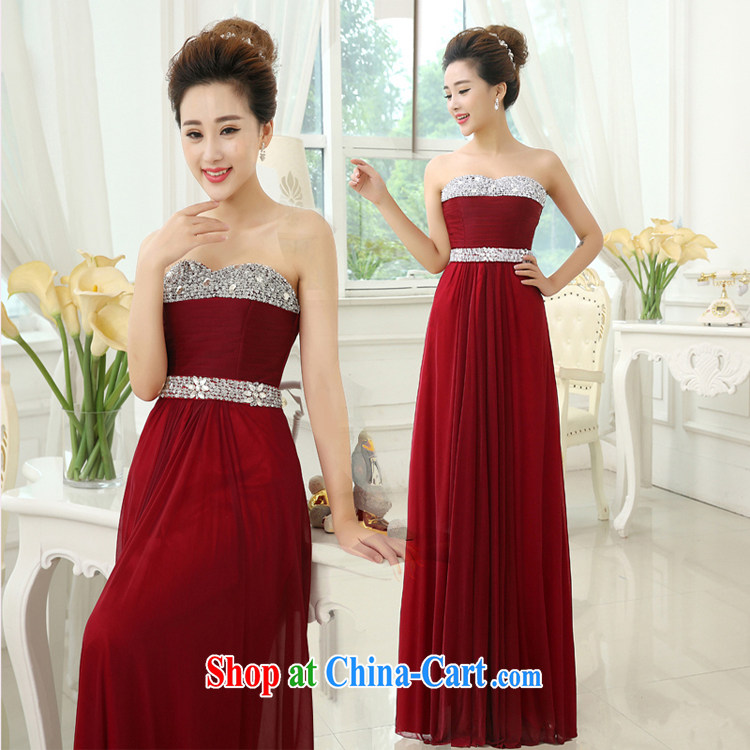 Pure bamboo yarn love 2015 New Red bridal wedding dress long evening dress Evening Dress toast Service Manual parquet diamond jewelry Evening Dress classy and brilliant deep red tailored contact Customer Service pictures, price, brand platters! Elections are good character, the national distribution, so why buy now enjoy more preferential! Health