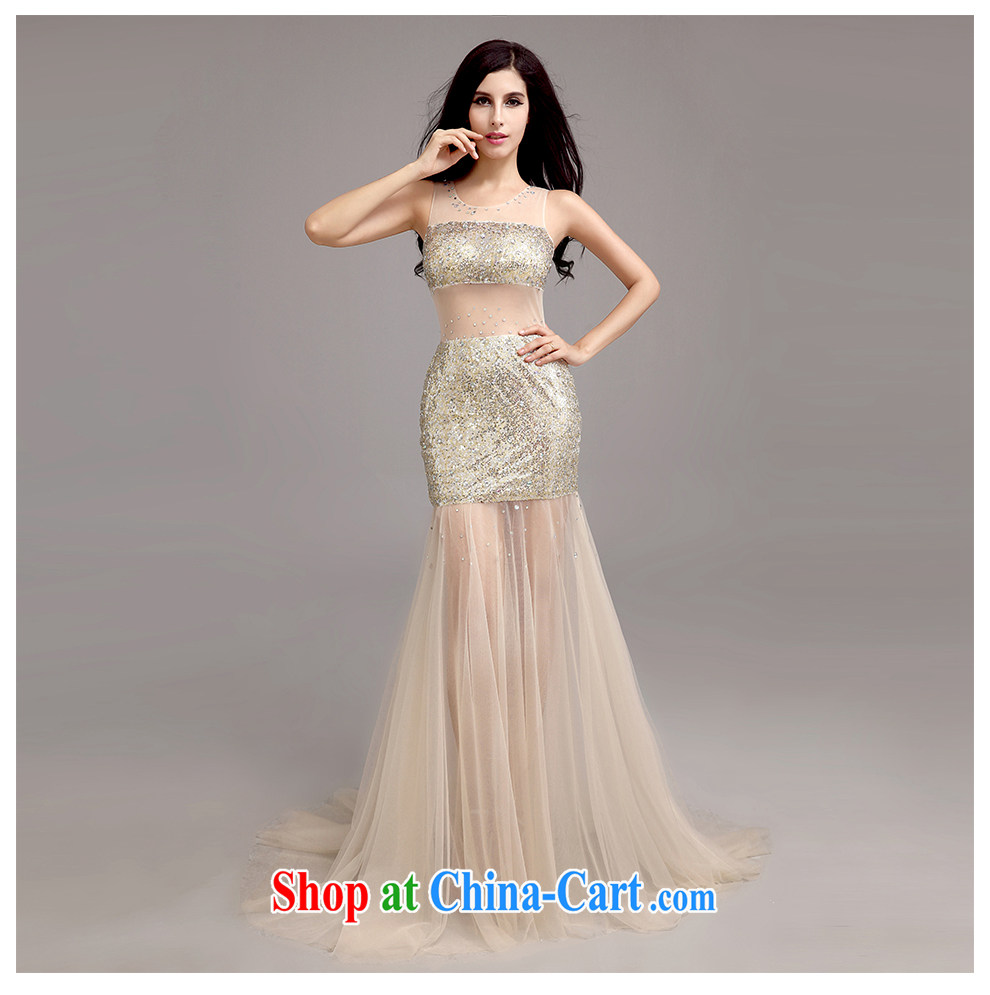The beautiful yarn small tail dress sexy shoulders back exposed small-tail dress beauty package and European elegance, toast service shadow floor service 2015 new pictures, price, brand platters! Elections are good character, the national distribution, so why buy now enjoy more preferential! Health