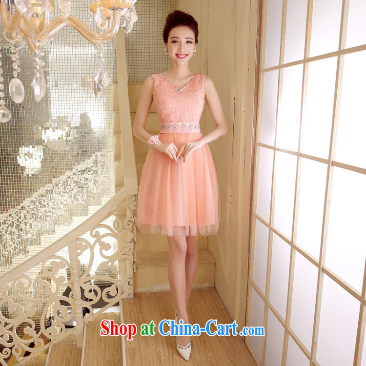 There's a banquet dress short sister in champagne color moderator small dress skirt 52,810 champagne color, pictures, price, brand platters! Elections are good character, the national distribution, so why buy now enjoy more preferential! Health