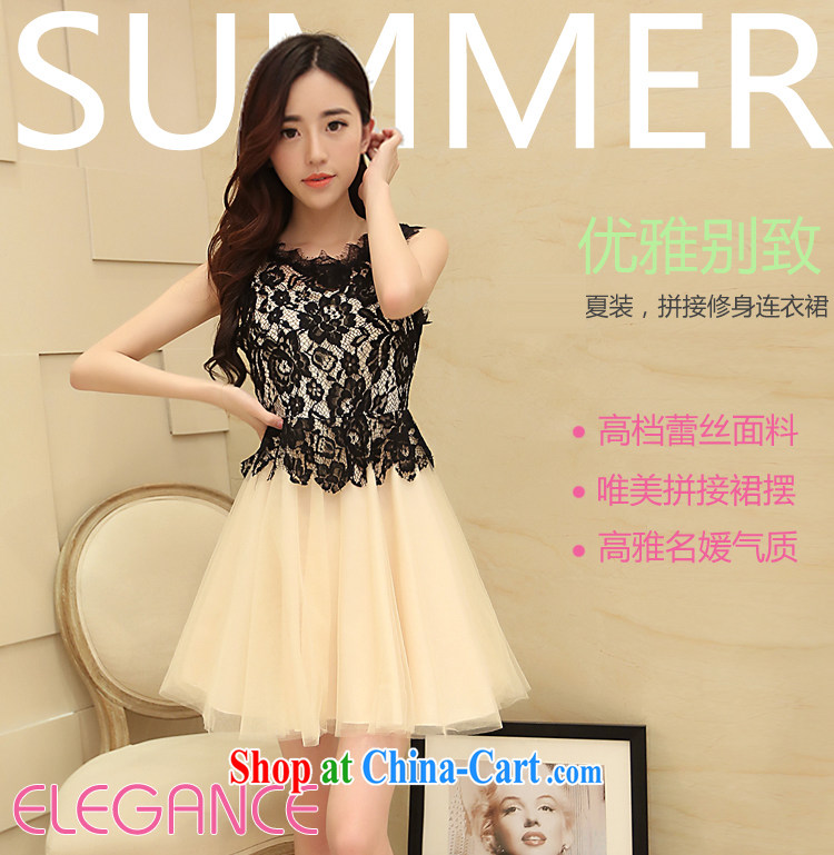 Cedar-ting 2015 new stylish lace stitching the root dress elegance and aesthetic dress XBH 08 card its color L pictures, price, brand platters! Elections are good character, the national distribution, so why buy now enjoy more preferential! Health