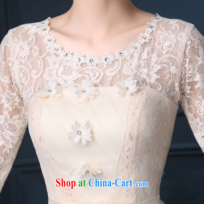 A service-liang is accompanied by his wife, Ms. summer dress dress sister mission bridesmaid dresses 2015 dress new dress with round collar chest have to take - the cuff L, good service, and on-line shopping