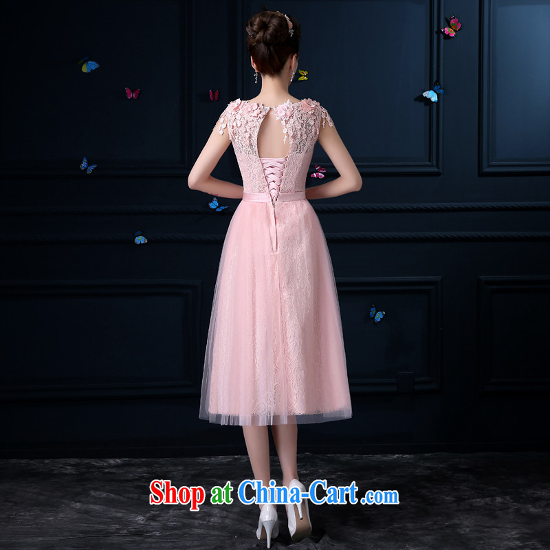 A good service is 2015 New Evening Dress bridesmaid clothing summer pink bridesmaid dress, long, Moderator dress female E, 605 - lace shoulders 2XL, good service, and, shopping on the Internet