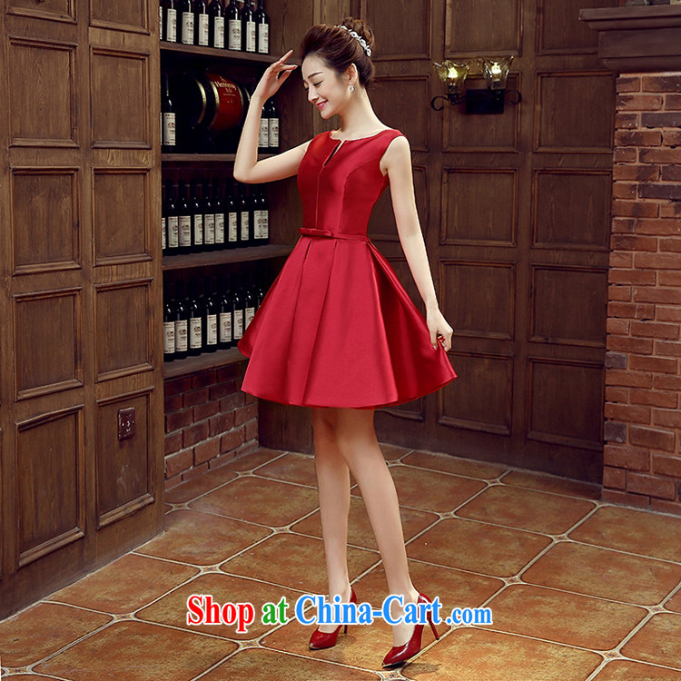 Evening Dress new 2015 spring and summer bridal toast clothing wedding dress red shoulders, length bridesmaid serving the red M pictures, price, brand platters! Elections are good character, the national distribution, so why buy now enjoy more preferential! Health