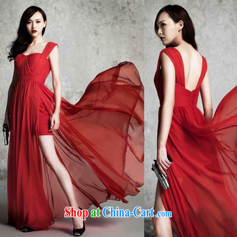 Pure bamboo yarn love long legs dress red dress softness only American Beauty dress dress bows dress bridal gown Service Performance Stage service Red. Other Color please contact customer service
