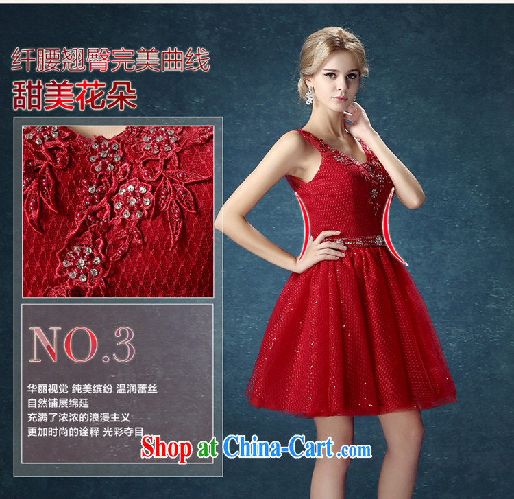 Syria Time 2015 new bridesmaid dress uniform toast marriages and stylish Red Beauty short shoulders girl dress spring and summer wine red XXL pictures, price, brand platters! Elections are good character, the national distribution, so why buy now enjoy more preferential! Health