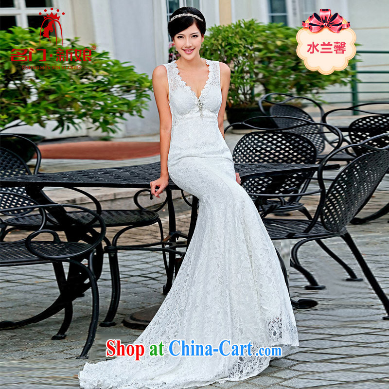 The bride's wedding dresses 2015 new dress uniform toast bridesmaid long red evening dress 339 White made 25 day shipping