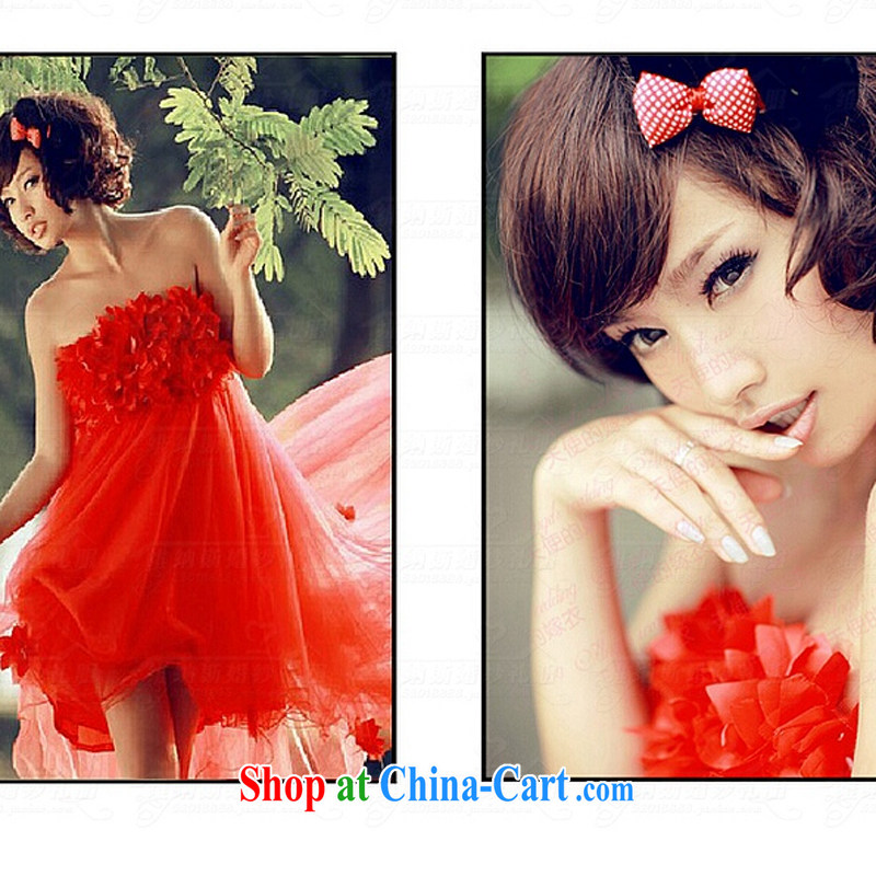 Pure bamboo yarn love 2015 new high-waist graphics thin bridal wedding dresses wiped his chest after short-tail bows. white flowers fairy dress red tailored contact customer service, pure bamboo love yarn, shopping on the Internet