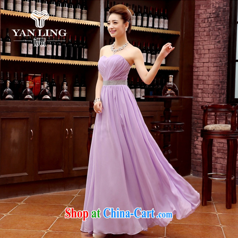 Her spirit 2015 new Korean red, shoulder-length, strap bridal wedding dress uniform toast dress dresses annual champagne color XL, her spirit, and shopping on the Internet