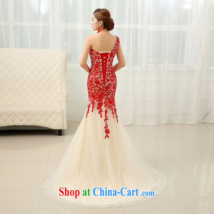 Her spirit 2015 marriage toast serving the shoulder at Merlion dress Korean new strap Evening Dress beauty graphics thin LF L 264 pictures, price, brand platters! Elections are good character, the national distribution, so why buy now enjoy more preferential! Health