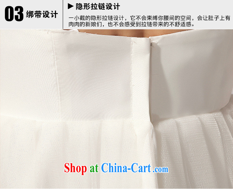 Her spirit wipe YANLING chest, short skirt is panelled drill bridesmaid dresses small lawn skirt in the short long LF 116 white L pictures, price, brand platters! Elections are good character, the national distribution, so why buy now enjoy more preferential! Health