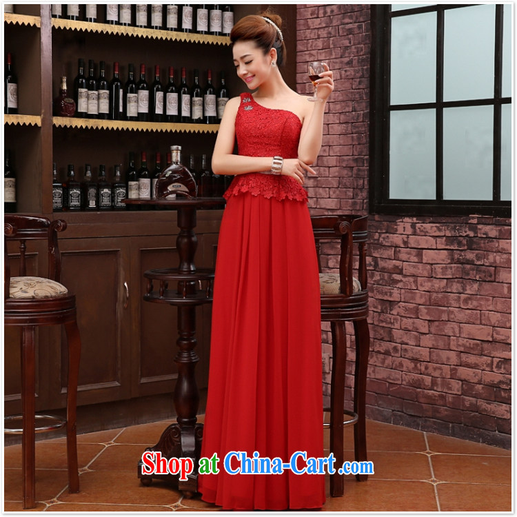 Her spirit new 2015 bridal wedding wedding dress uniform toast long red bridesmaid stylish wiped his chest autumn and winter female Red XL pictures, price, brand platters! Elections are good character, the national distribution, so why buy now enjoy more preferential! Health