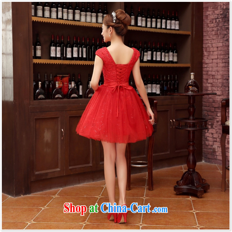 Her spirit marriage wedding dresses short bridesmaid mission the marriage tie, short Evening Dress wedding dress small M pictures, price, brand platters! Elections are good character, the national distribution, so why buy now enjoy more preferential! Health