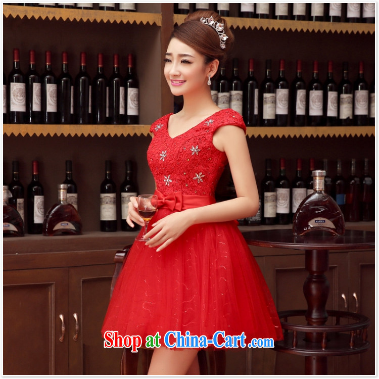 Her spirit marriage wedding dresses short bridesmaid mission the marriage tie, short Evening Dress wedding dress small M pictures, price, brand platters! Elections are good character, the national distribution, so why buy now enjoy more preferential! Health