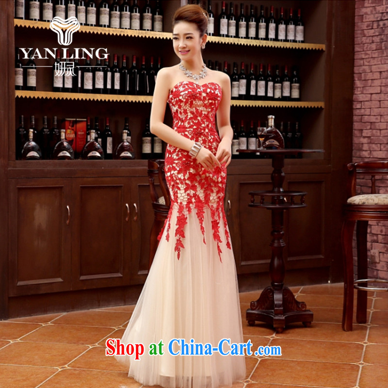 Her spirit marriage wedding dresses short bridesmaid in the wedding band long evening dress wedding dress small red XL, her spirit, and shopping on the Internet