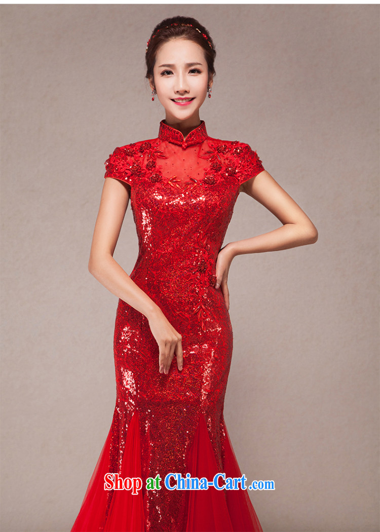 Her spirit new spring 2015, married women serving toast cultivating crowsfoot gathering long evening dress the annual dress XXL pictures, price, brand platters! Elections are good character, the national distribution, so why buy now enjoy more preferential! Health