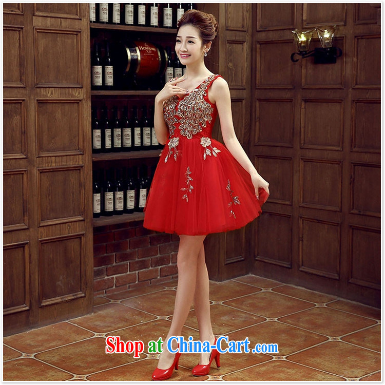 Her spirit bridal dresses wedding bows new marriage, stylish and small red dress girls dress short banquet spring and summer XXL pictures, price, brand platters! Elections are good character, the national distribution, so why buy now enjoy more preferential! Health