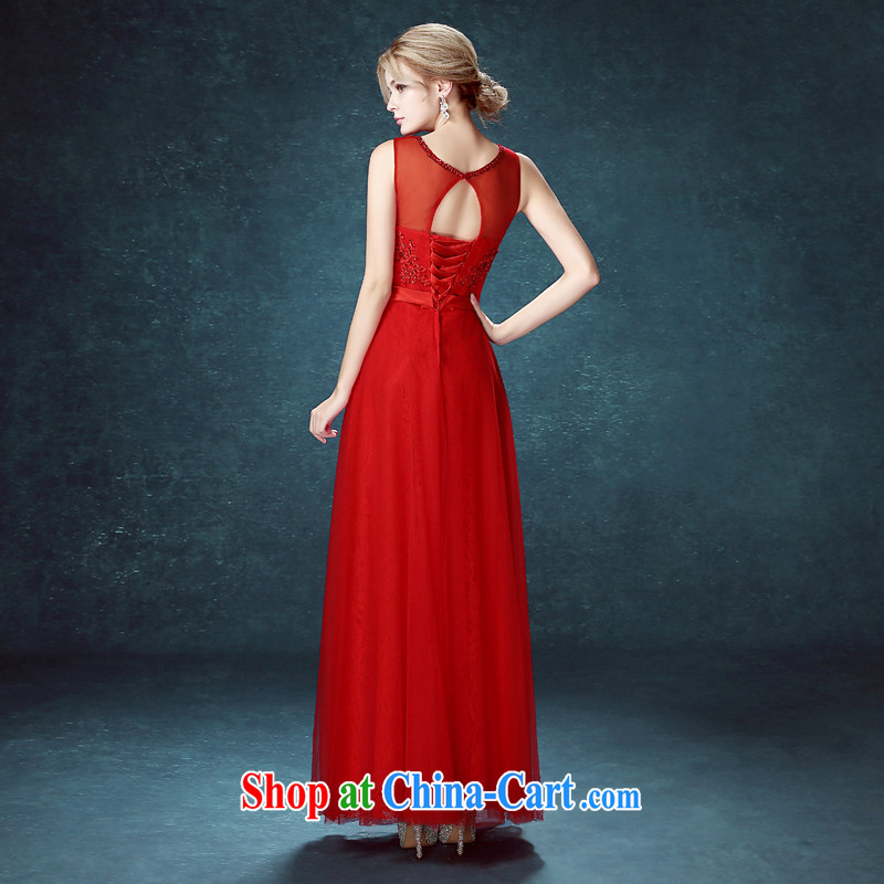 Kou's marriage toast serving double-shoulder dress strap Evening Dress summer 2015 New red long Graphics thin marriage LIFU 011 red XXL crackdown, Connie (JIAONI), online shopping