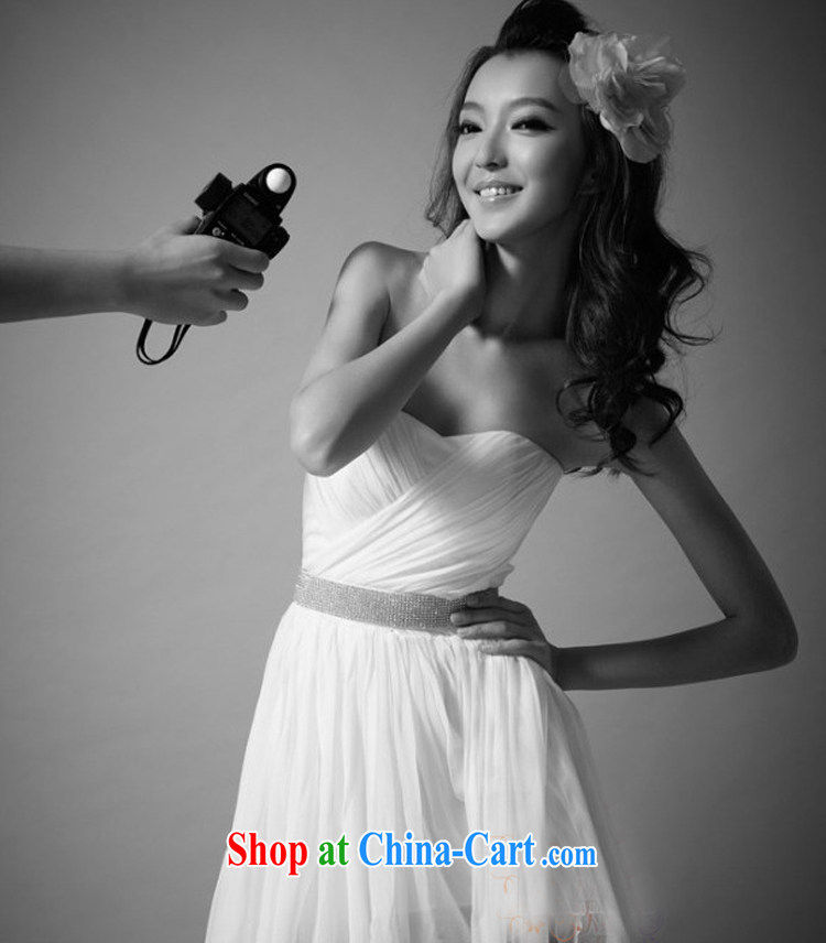 Pure bamboo love dresses wedding dresses 2015 new dress summer Korean Korean brides former short long wedding dresses new bridal gown bridesmaid dress white tailored contact Customer Service pictures, price, brand platters! Elections are good character, the national distribution, so why buy now enjoy more preferential! Health
