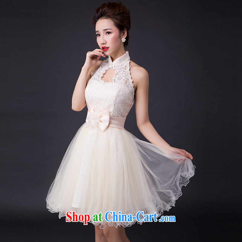 Hi Ka-hi wedding dresses 2015 new sexy Korean Princess bride wiped his chest strap short, only the US shaggy dress bridesmaid JX served 10 champagne color left size tailored-hi Ka-hi, shopping on the Internet
