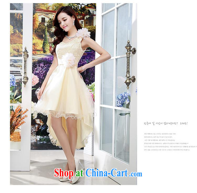 Upscale dress red wedding ceremonial dress dress single shoulder strap lace shaggy skirts long-tail Princess skirt summer 2015 new apricot S pictures, price, brand platters! Elections are good character, the national distribution, so why buy now enjoy more preferential! Health