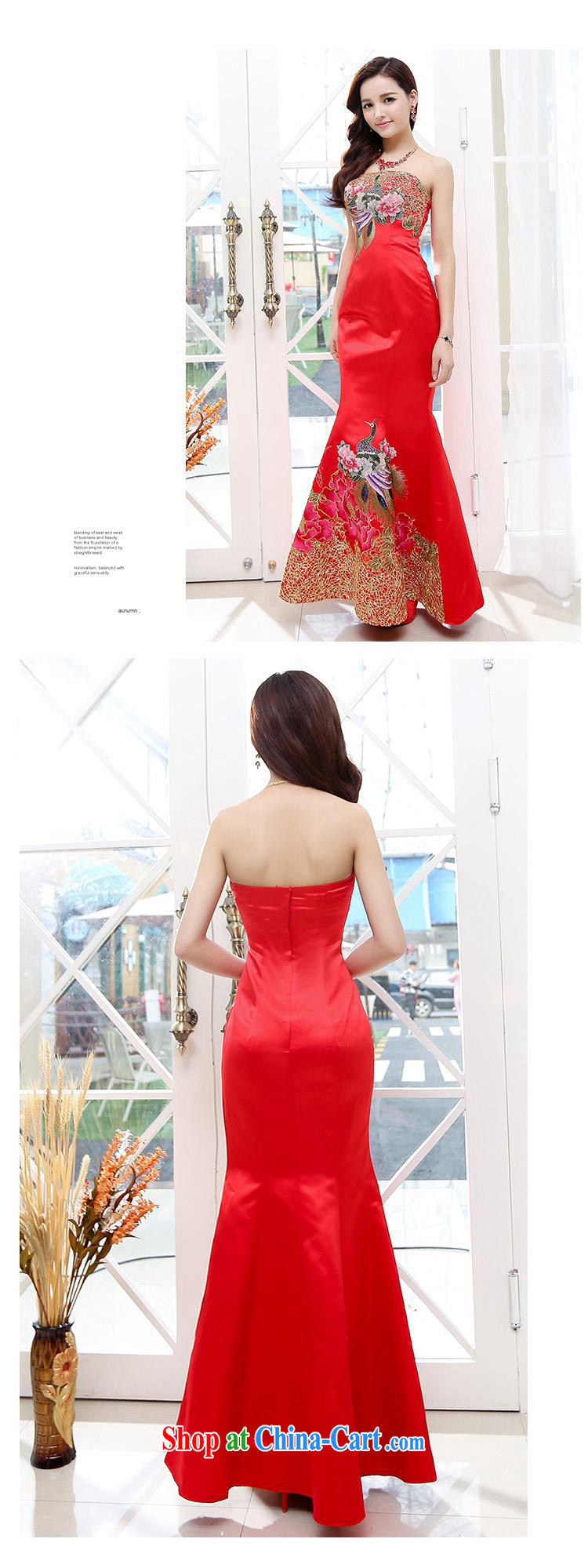 Upscale dress summer 2015 erase chest crowsfoot service ultra-long dresses dress wrapped chest Mermaid banquet dress red M pictures, price, brand platters! Elections are good character, the national distribution, so why buy now enjoy more preferential! Health