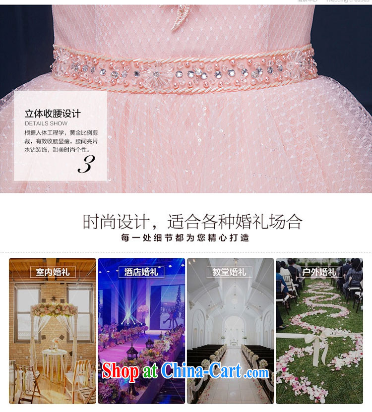 The china yarn 2015 New Red bridal toast serving sweet field shoulder bridesmaid dresses the spring and summer, dresses pink. size does not accept return pictures, price, brand platters! Elections are good character, the national distribution, so why buy now enjoy more preferential! Health