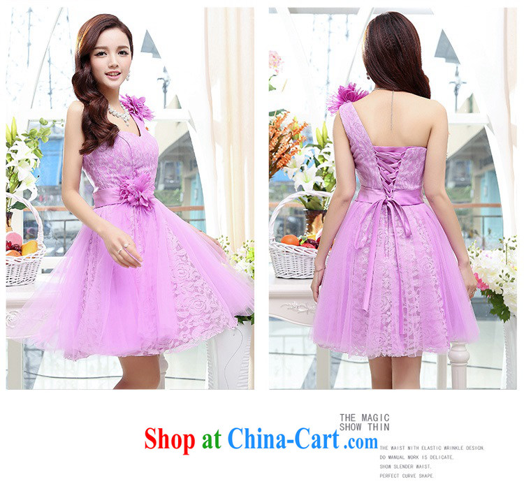 High quality dress single shoulder strap lace Princess skirt summer 2015 elegant and stylish dress dress wedding wedding canopy skirts pink XL pictures, price, brand platters! Elections are good character, the national distribution, so why buy now enjoy more preferential! Health