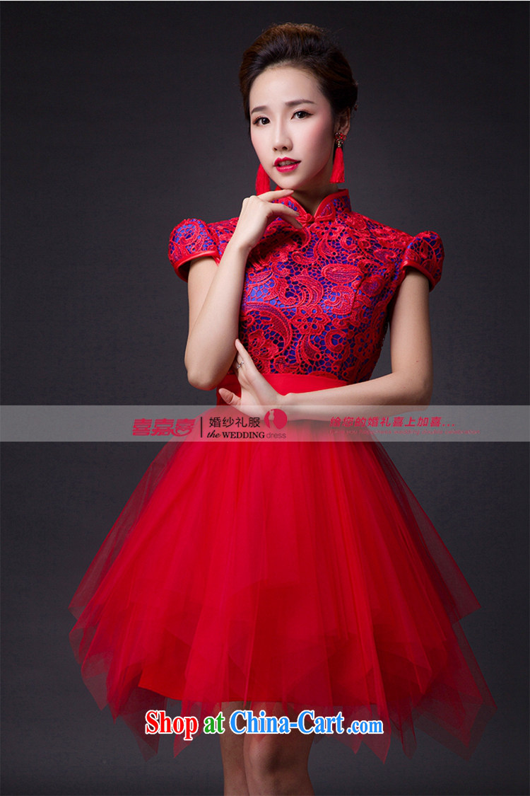 Hi Ka-hi 2015 new bows dresses, classic style retro fine embroidery only American-tie dress skirt L 008 wine red leaves size tailored pictures, price, brand platters! Elections are good character, the national distribution, so why buy now enjoy more preferential! Health