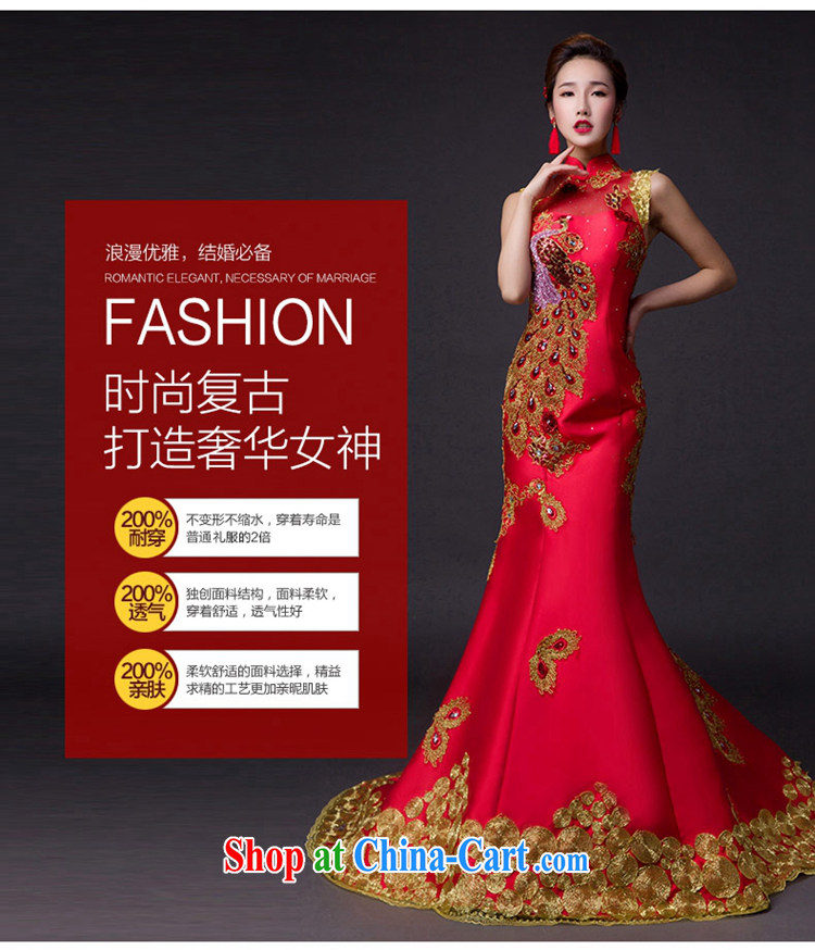Hi Ka-hi 2015 new bows dresses, classic style retro fine embroidery only American-tie dress skirt L 011 wine red leaves size tailored pictures, price, brand platters! Elections are good character, the national distribution, so why buy now enjoy more preferential! Health